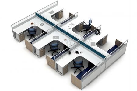 辦公屏風(fēng)卡位P-55